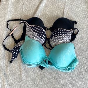 2 Victoria Secret Bras & One from Kohls